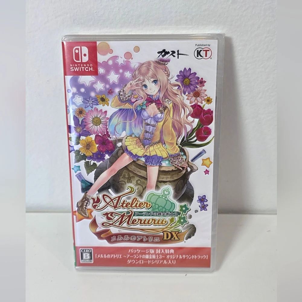 ☀️Atelier Meruru DX The Achemist of Arland 3 Nintendo Switch Japan import